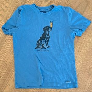 Men’s life is good tee shirt size medium